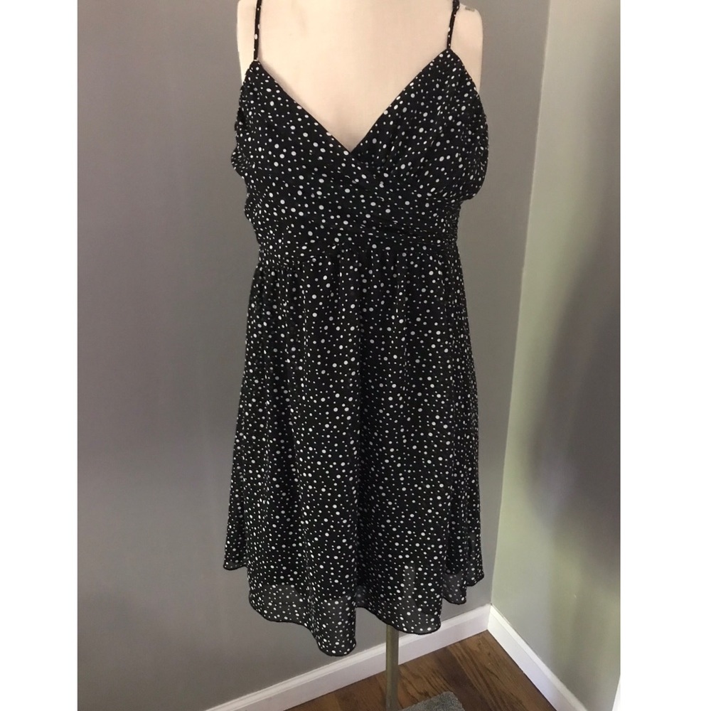 **3 for $20!!** Charlotte Russe Polkadot Dress Black White 11